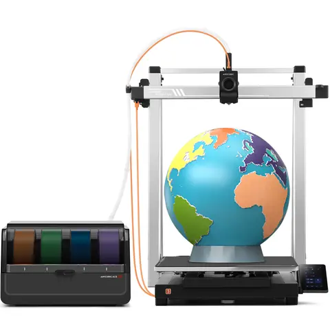 ANYCUBIC Kobra 3 Max and Combo 3D Printer with Up to 600mm/s Print Speed Dual Gear Direct Extruder Build Volume 500*420*420mm