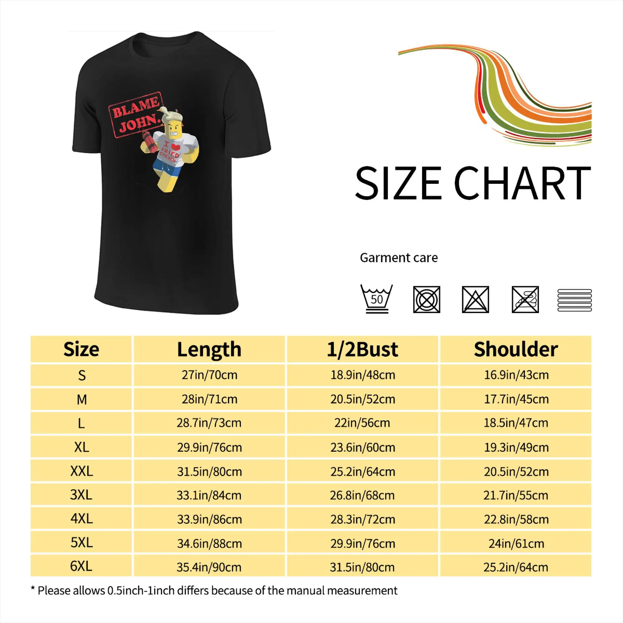 تي شيرت Blame John Meme تي شيرت صيفي ملابس الشارع الشهير تي شيرت 100 قطن Harajuku تي شيرت للرجال بأكمام قصيرة تي شيرت مطبوع