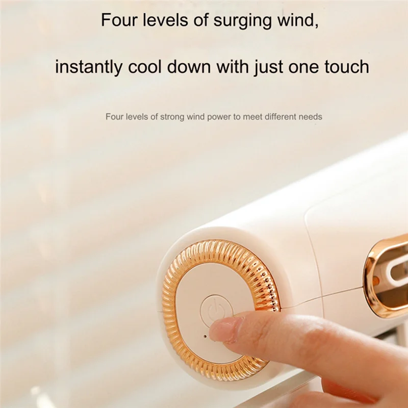 ABJY-Bladeless Monitor Screen Fan Air Cooler USB Rechargeable Portable Fans