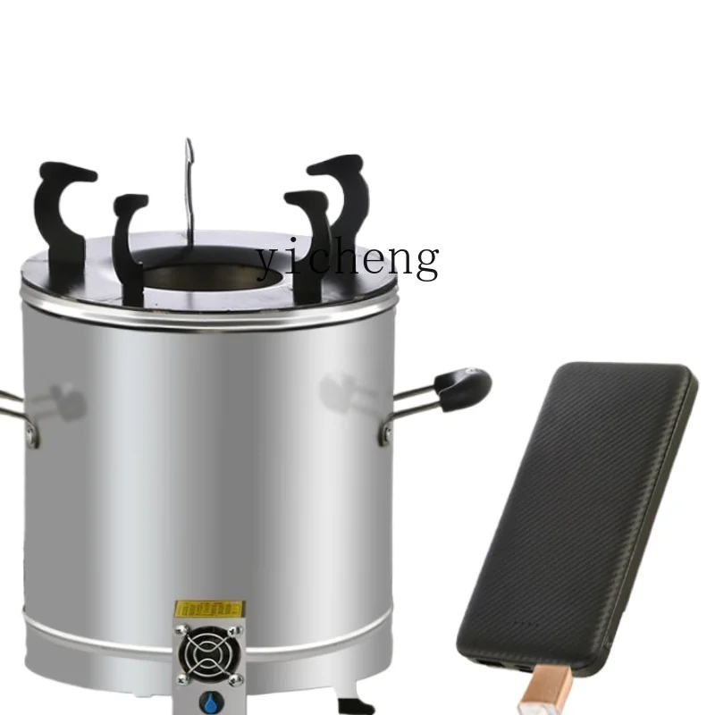 

XL Heating Firewood Stove Outdoor Smoke-Free Stainless Steel Exposed Camping Fire Home