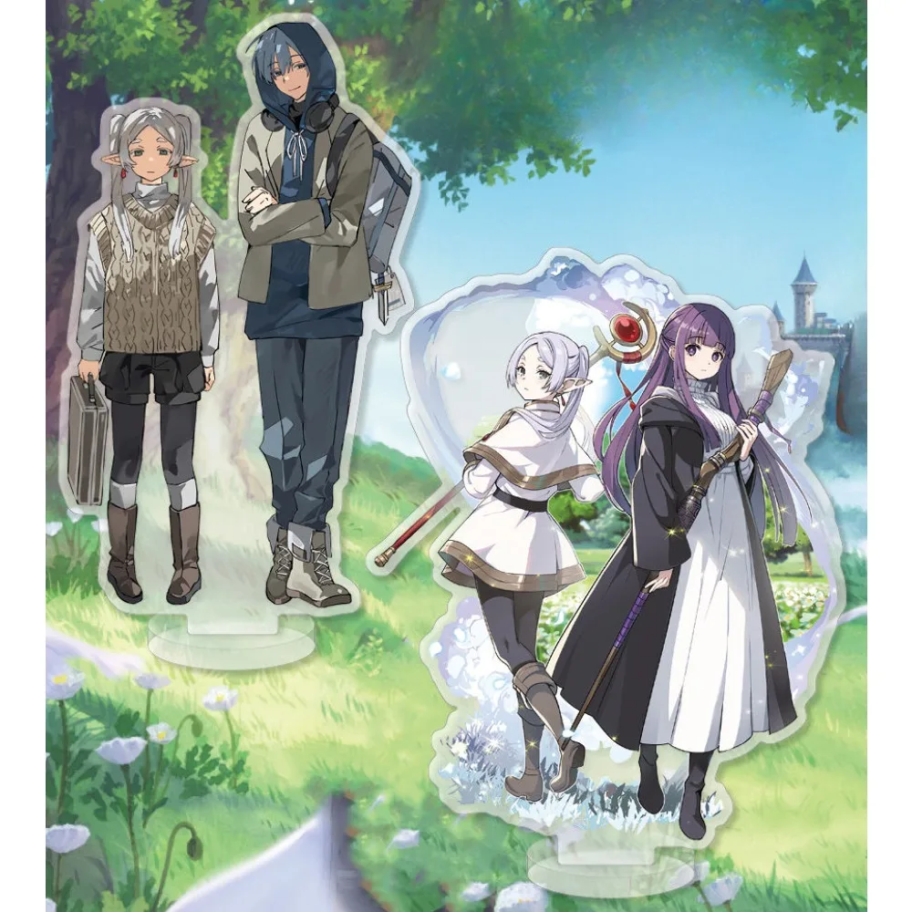 

Frieren: Beyond Journey's End Acrylic Stand Figure Frieren Himmel Anime Peripheral Two-sided Interlayer Acrylic Exquisite Gift