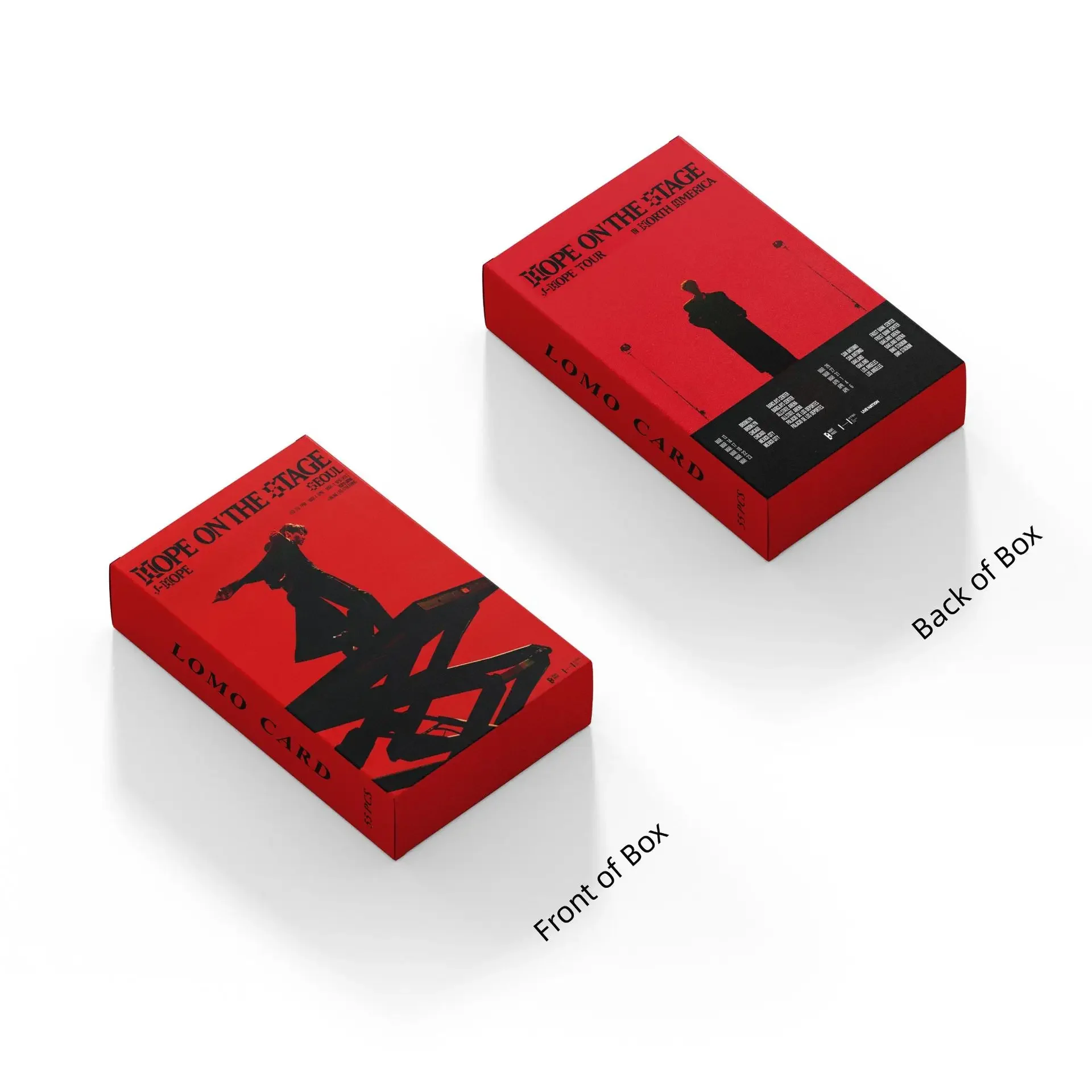 55Pcs/Set Kpop Hope on the Stage Lomo Card New Ablum HD Photo Print Pictures Postcards Photocard For Fans Collection Gifts