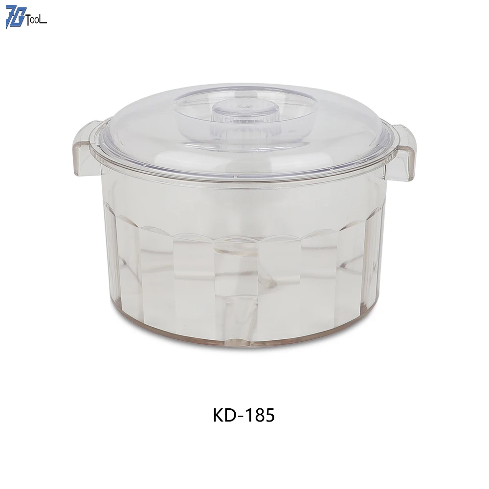 Manufactured ! KT-185 KD-185 Magnetic Clear Tumbler/Bucket, Glass Barrel