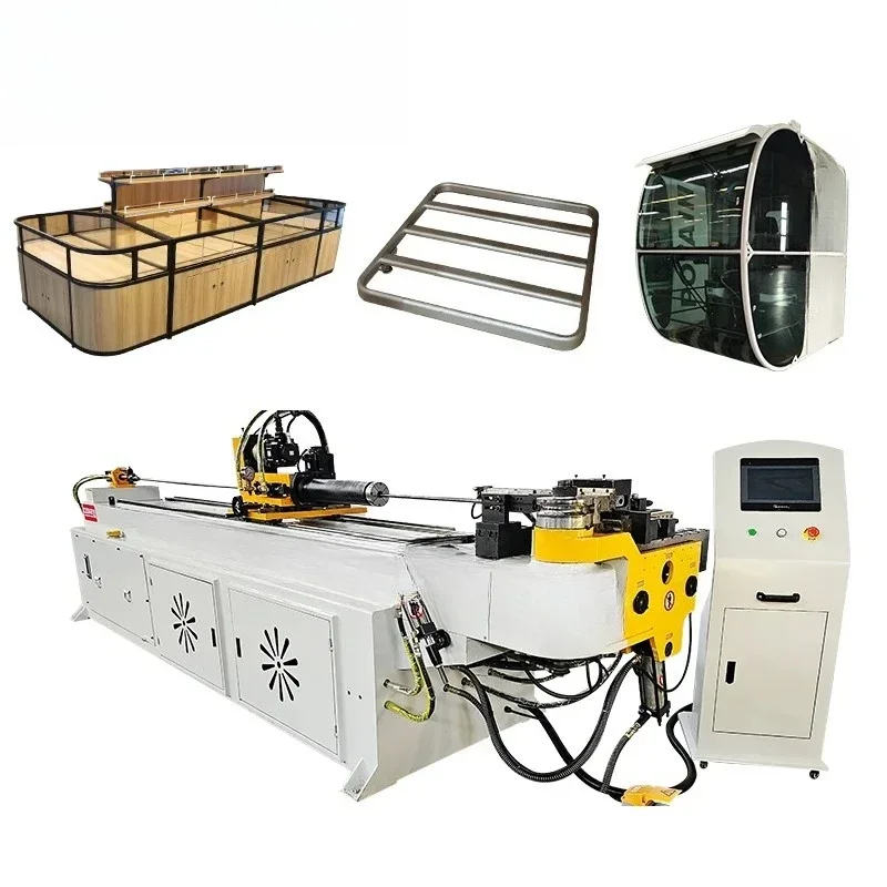 Double Head Hollow Ss Hydraulic Cnc Tube and Pipe Bender Bending Pipe Machine 6 Axis