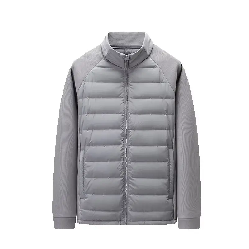 High-quality and Fashionable New National Standard 90-Down lightweight Knitted Stand-up Collar down Jacket for Men in Winter