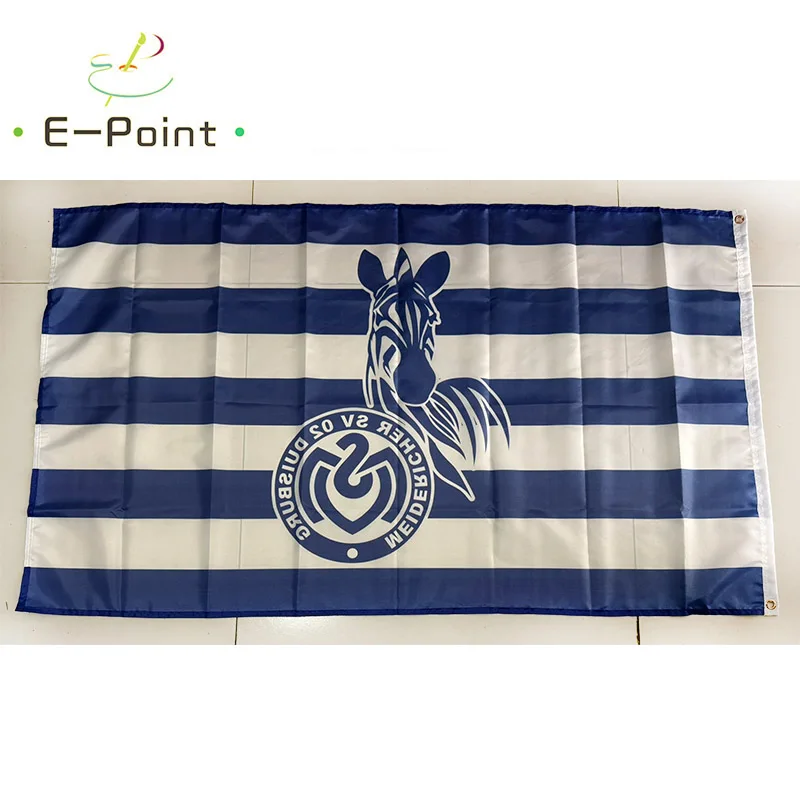 MSV Duisburg Flag 3ft*5ft (90*150cm) Size Christmas Decorations for Home Flag Banner Gifts