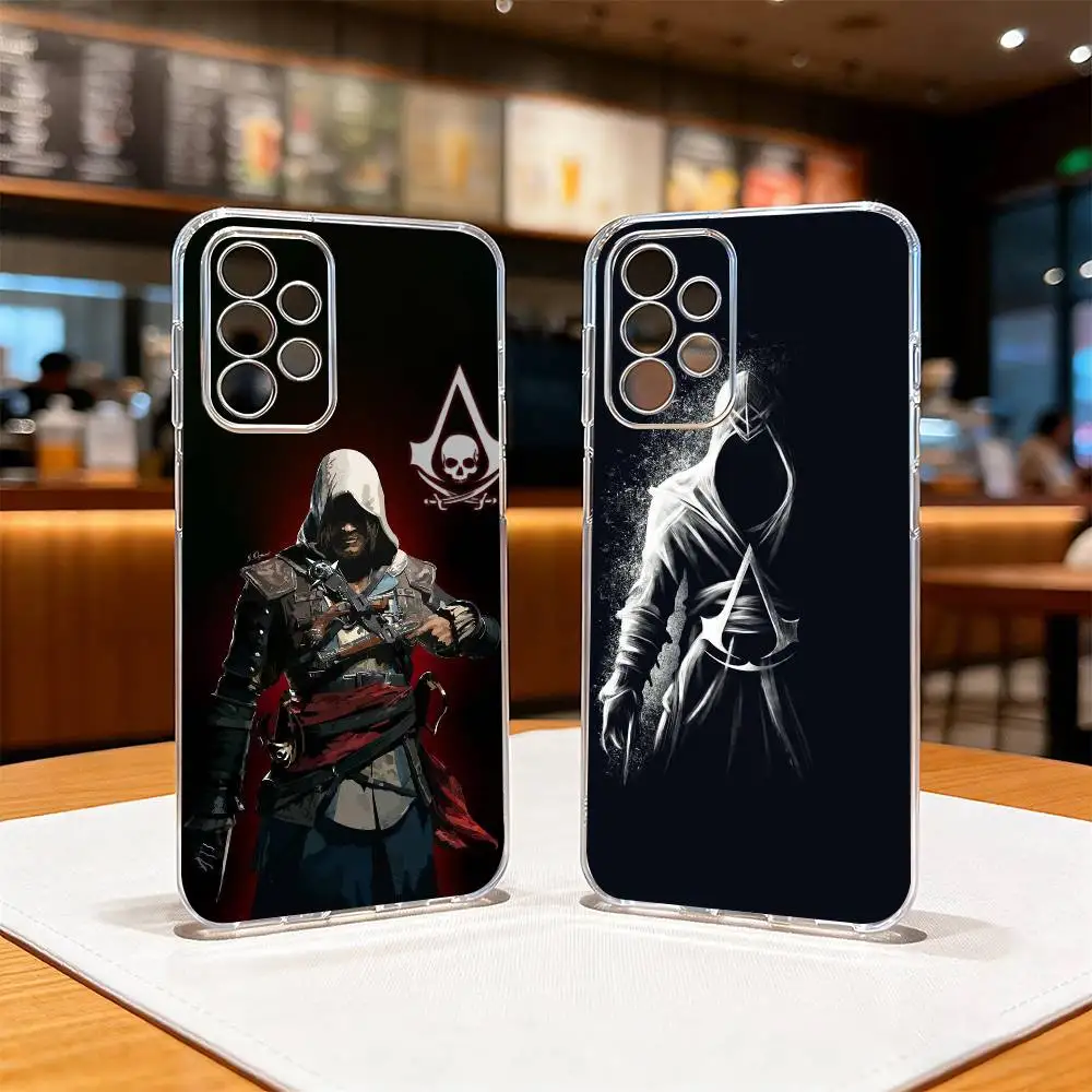 Assassin's Creed-d Phone Case For Samsung S25,S24,S21,S22,S23,S30,Ultra,S20,Plus,Fe Transparent Cover