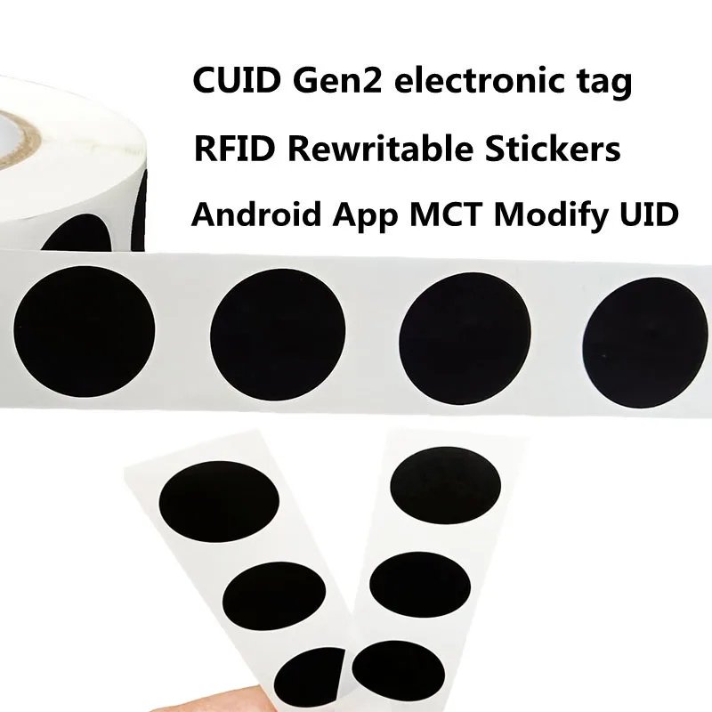 CUID Tag Gen2 electronic rewritable smart key NFC clone token ISO14443 changeable sticker IC 13.56Mhz RFID replica badge