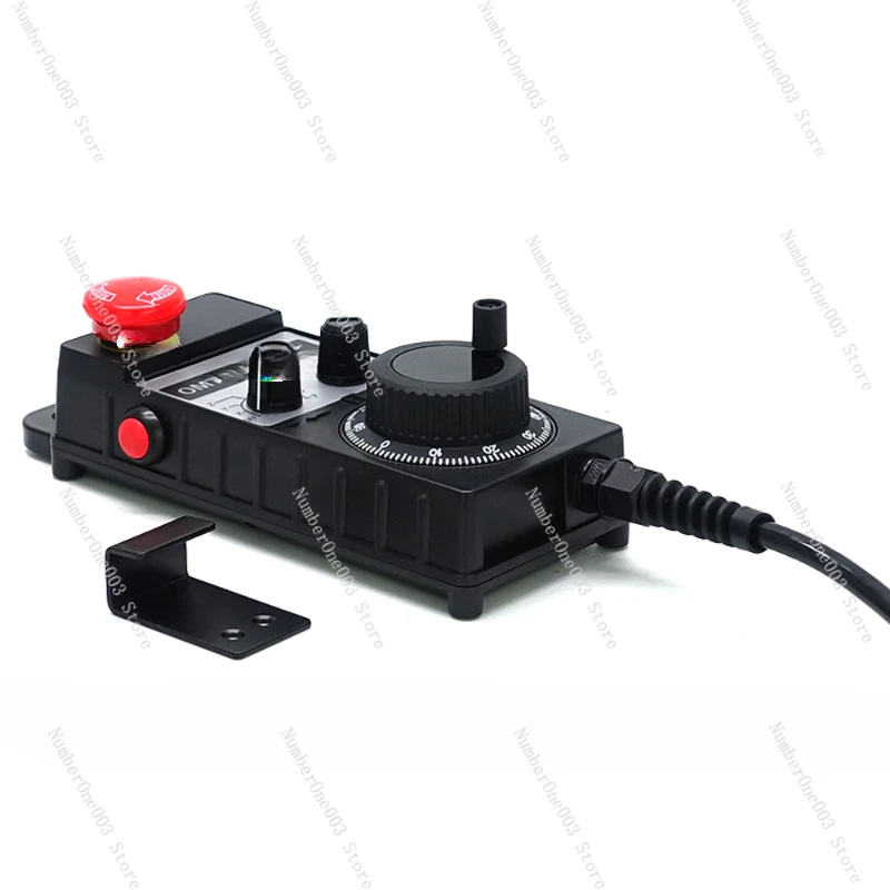 Emergency Stop 4 6 7 Axis MPG Universal Pendant Handwheel 5V 12V 24V Manual Pulse Generator For CNC Router Machine NEWCARVE