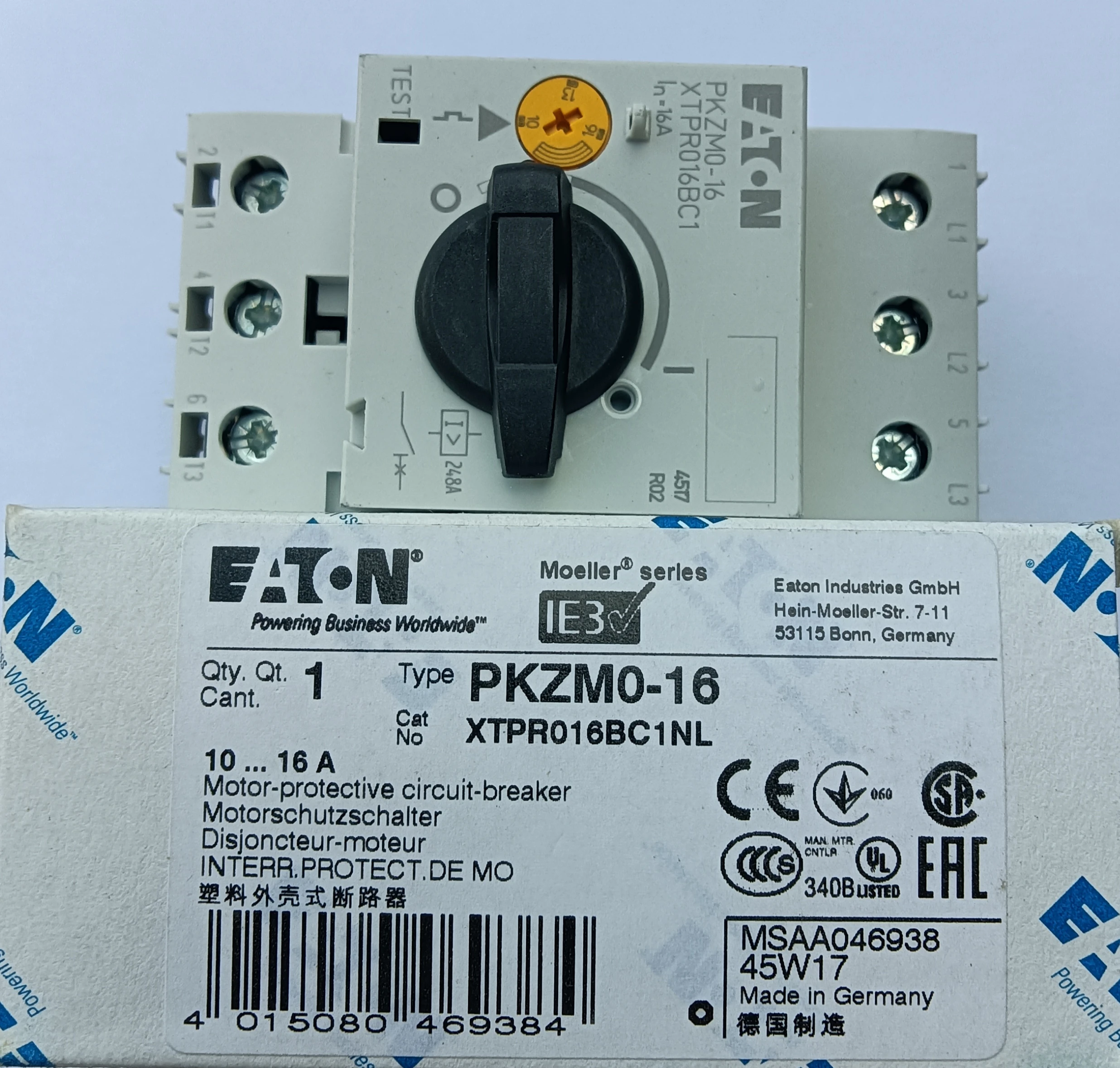 

New Original Eaton PKZM0-16 motor protection circuit breaker