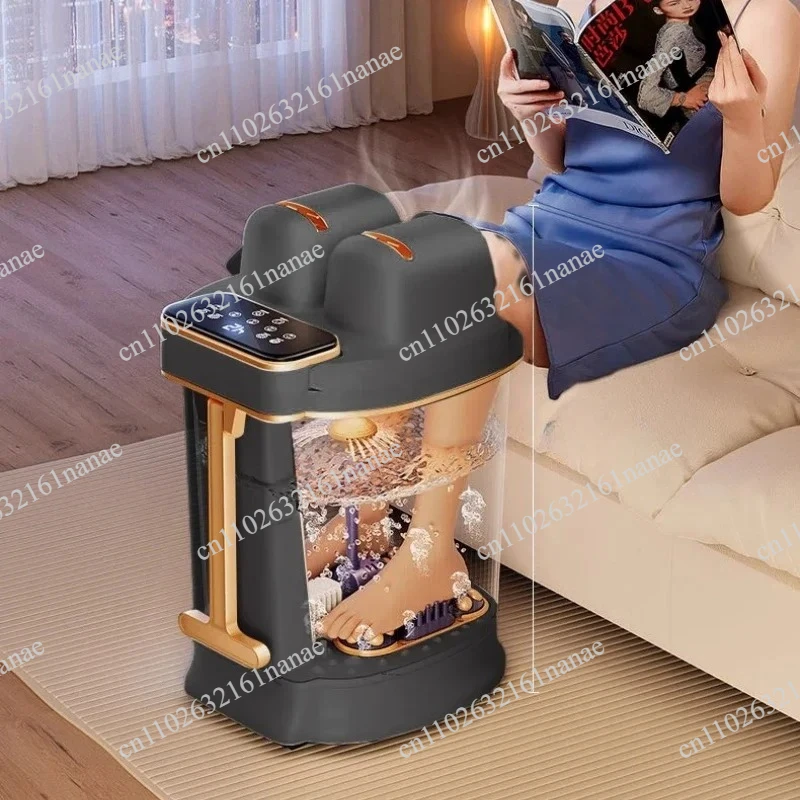 Home Electric Foot Spa Tub Wireless Remote Heating Deep Leg Foot Soak Bath Relaxation Care Appliance