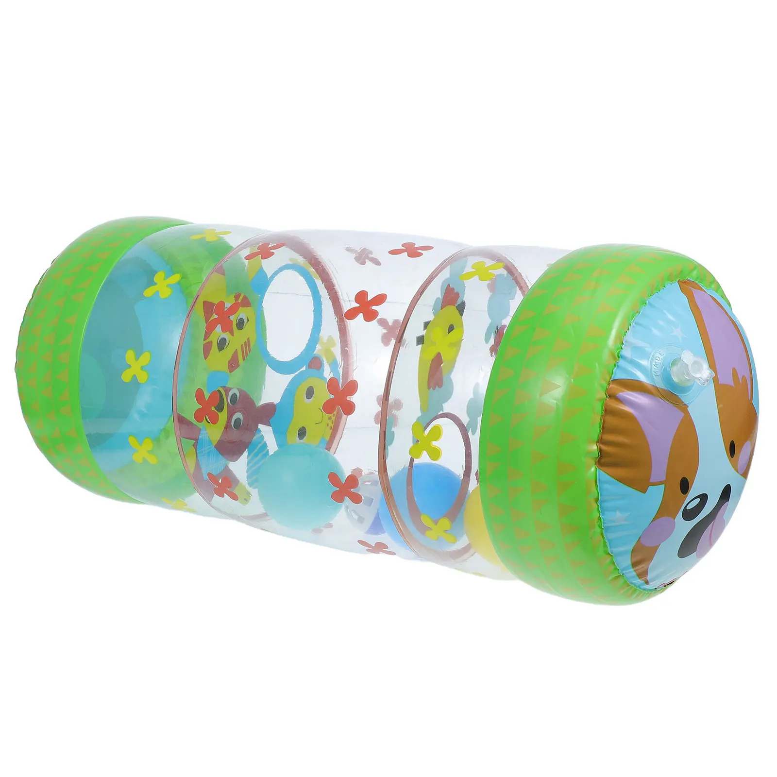 Colorful Inflatable Crawling Bell Sensory Motor Skill Development Learning Indoor Rolling Bell Baby
