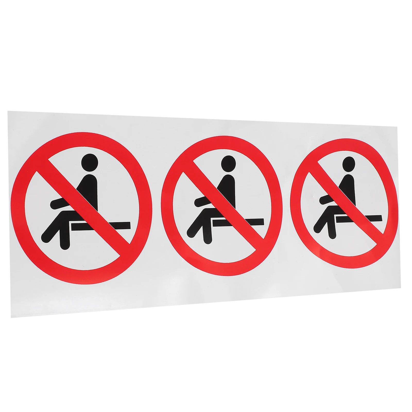 

3Pcs Warning Sign Decals PVC Self-Adhesive Safety Warning Stickers Here Safety Labels for Warehouse Workshop