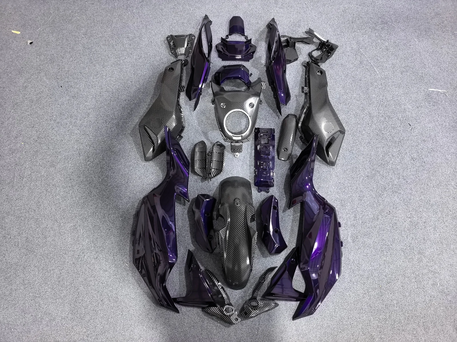 Replacement Fairings For Yamaha MT-07 FZ-07 2014 2015 2016 2017 MT07 FZ 07 Motorcycle Body Panel Kit Midnight Purple