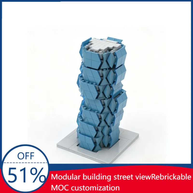 

1018PCS Modern City Tower Architecture Building Blocks Philadelphia Skyscraper Model Custom Puzzle Assembly Educational Toy Gift