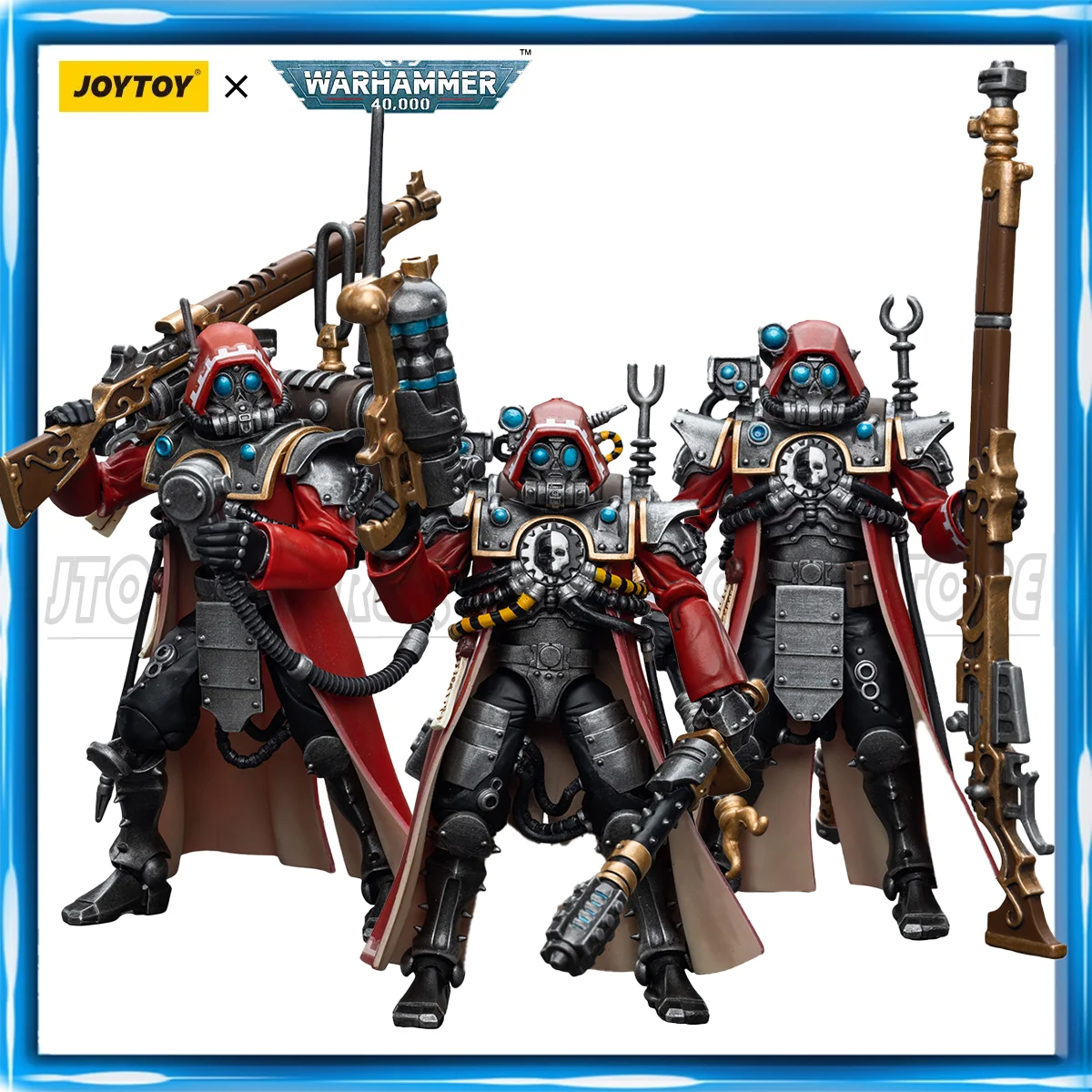 

[В НАЛИЧИИ] JOYTOY 1/18 Фигурка Warhammer 40K Adeptus Mechanicus Skitarii Ranger Аниме Военная модель
