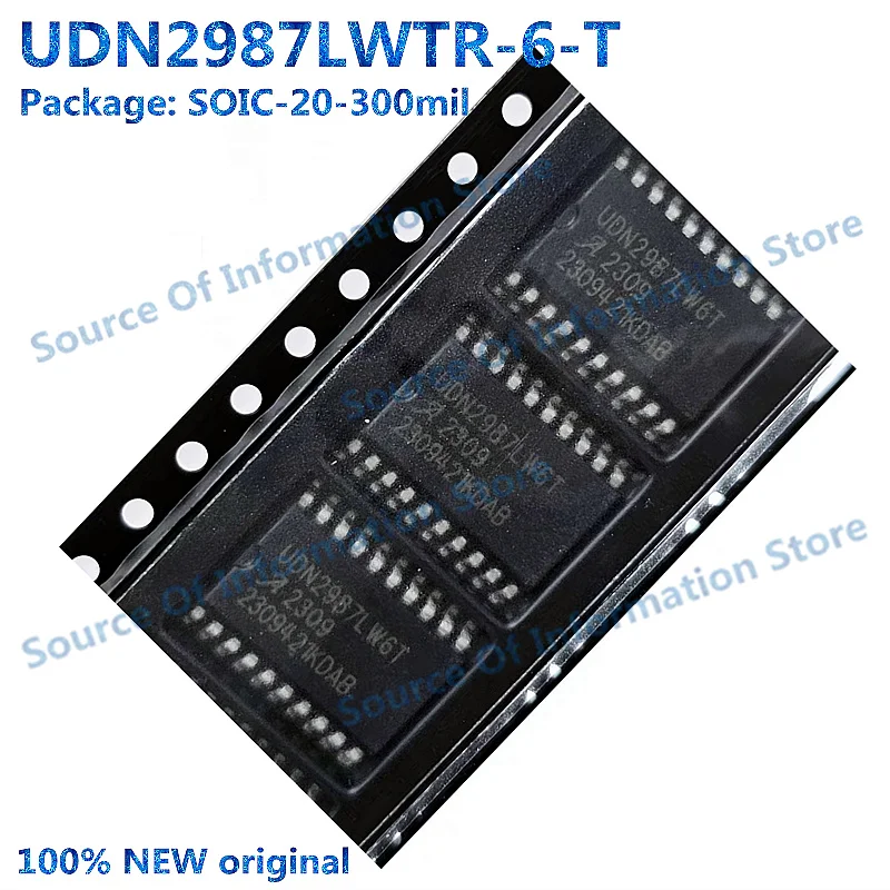 UDN2987LWTR-6-T SOIC-20 DABIC-5 8-Channel Source Driverwith Overcurrent Protection UDN2987LW6T