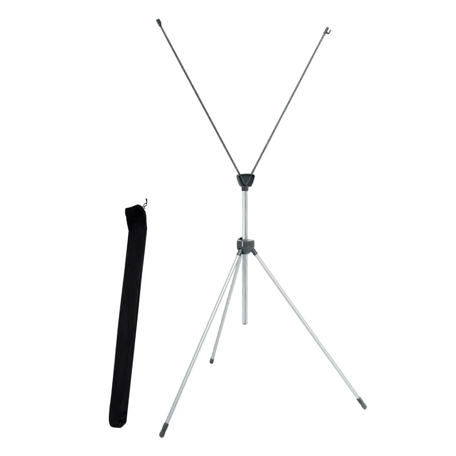 Aluminum Alloy Banner Display Rack Portable Poster Stand for Exhibition Vendor Events Adjustable Height Width with Bag