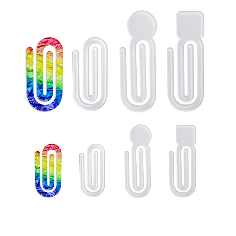 20pcs/lot Sublimation Acrylic Office Decorative Jumbo Paper Clips Book Clips For School/Office Use