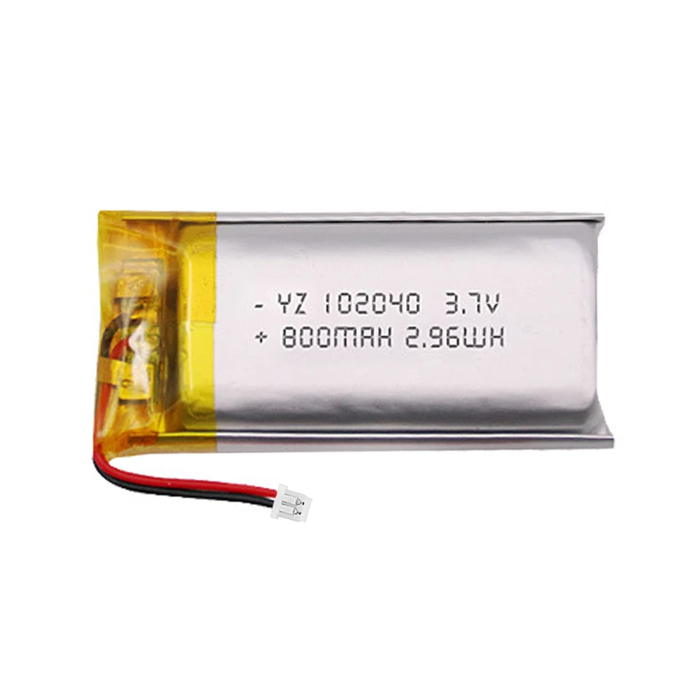 

102040 3.7V 800mAh Rechargeable Lithium Li-ion Polymer Battery for Car Camera DashCam GPS Driving Recorder