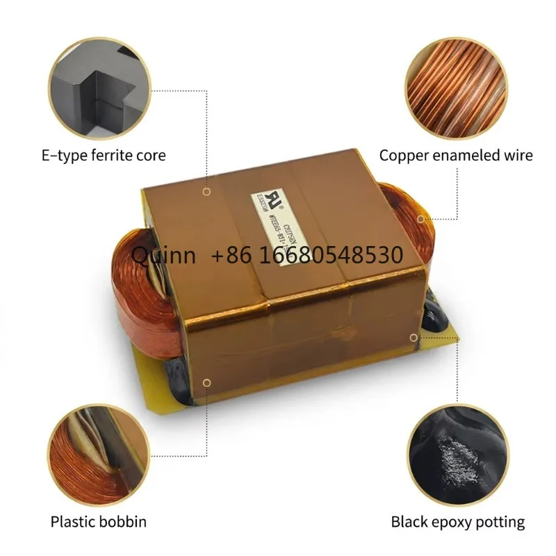 9PEE65 High Power Inverter Transformer Ferrite Core DC AC Conversion 5000W Single Phase Voltage Converter Flyback transformers