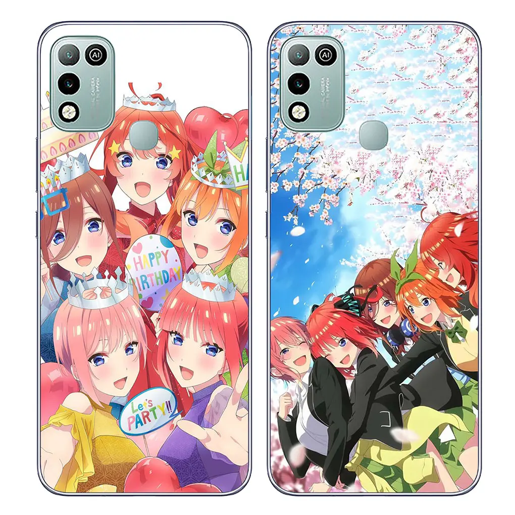 Nakano Ichika Miku Itsuki Nino Yotsuba Cover for Motorola Moto G13 G14 G53 G54 G62 G72 G82 G84 E13 E20 G42 G32 G23 G22 Case