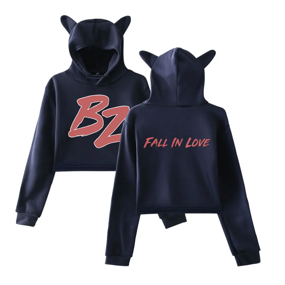 

bailey zimmerman fall in love merch Hoodie sweatshirt for women kawaii car ear music fans hip hop hoodies