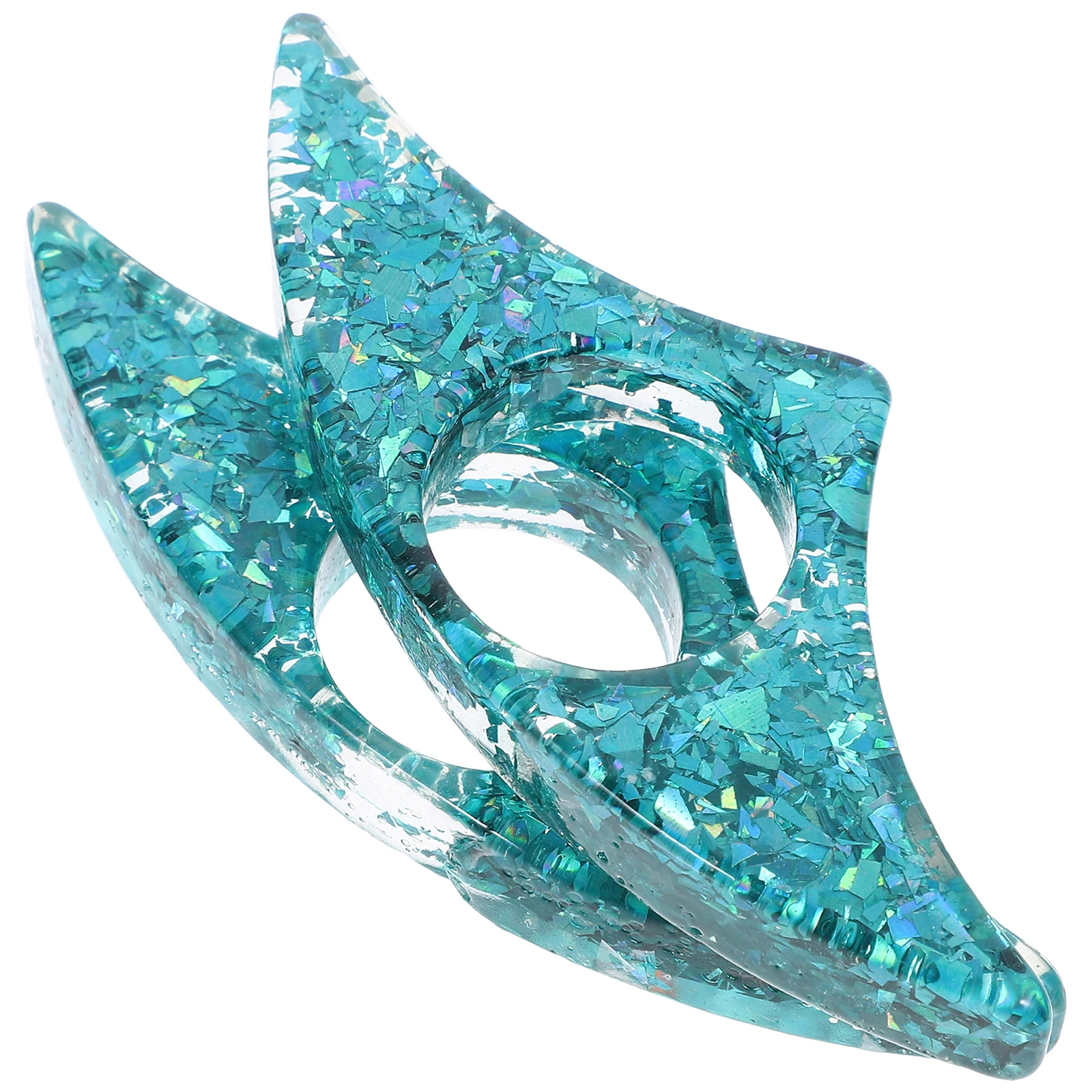 2 Stück goldene Folien-Lesezeichen, Daumenring-Seitenhalter für Bücher, Studenten, Lehrer, Geschenke, blaue Farbe, leicht, tragbar, zum Lesen