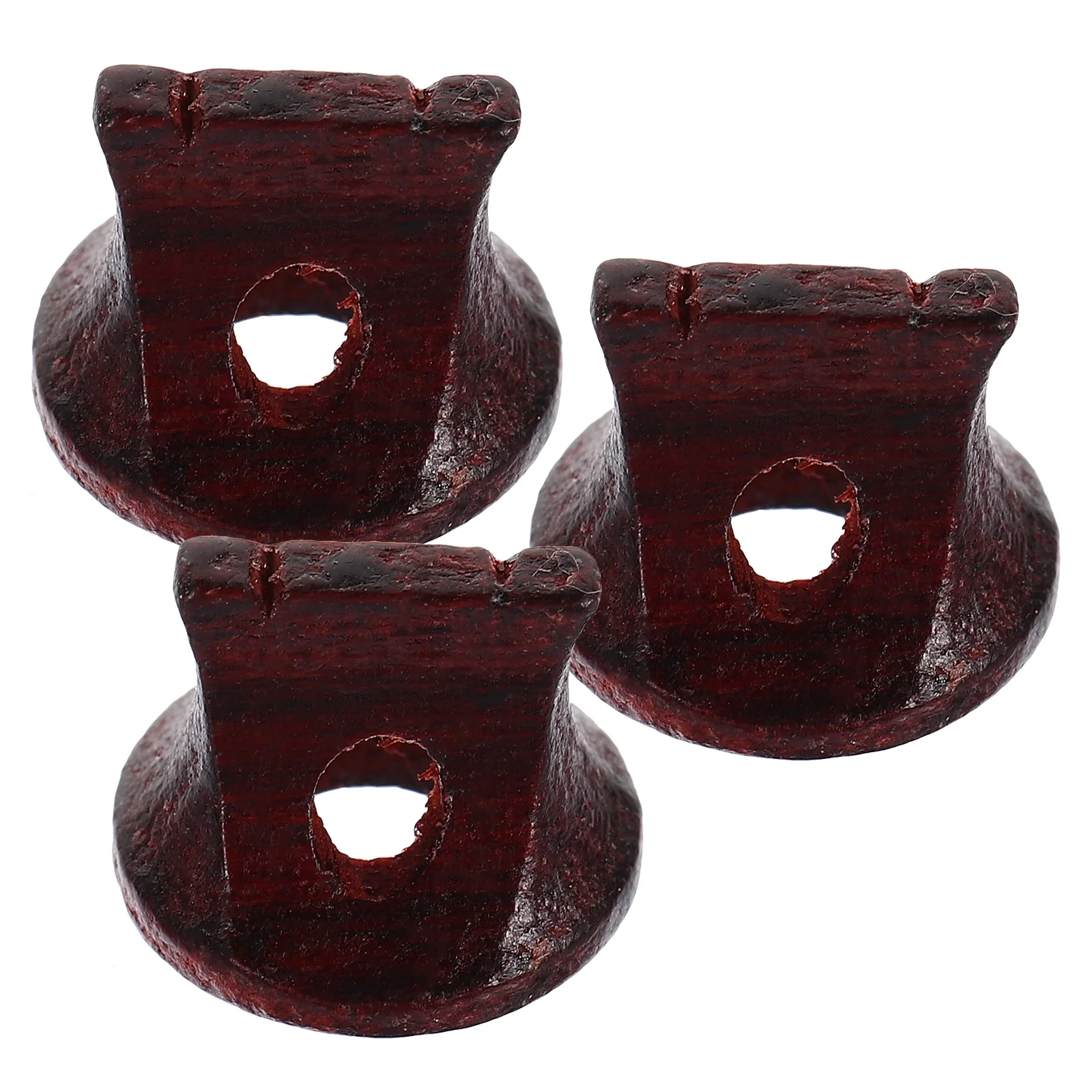 สะพานเอ้อหูไม้พรีเมียม 3 ชิ้น ดีไซน์เรียบง่าย ทำจากไม้พะยูง สำหรับเครื่องดนตรีสายแบบไวโอลิน ทนทาน ใช้แทนได้