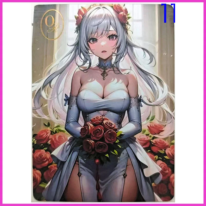 

История богини аниме, редкая или коллекционная карта Shenhe Yelan Atago Cheshire Ganyu Noelle Kamisato Ayaka, игрушки для мальчика, подарки на день рождения