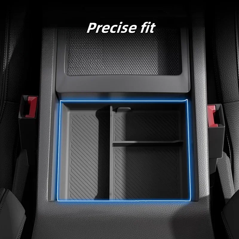 لأودي Q5 مسند الذراع صندوق صندوق تخزين سفلي 2018-2024 Q5/Q5sportback RSQ5 SQ5 صندوق تخزين من السيليكون اكسسوارات السيارات الداخلية #4