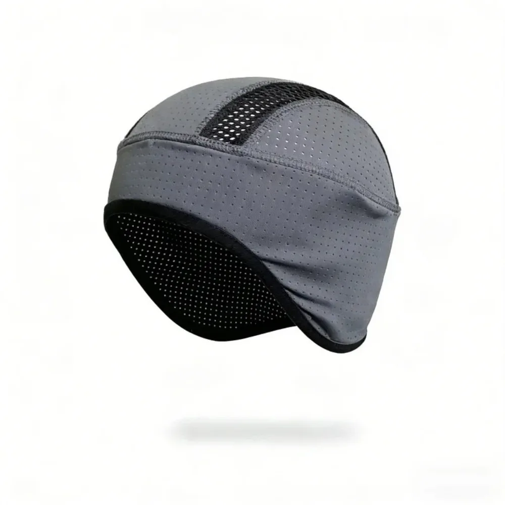 Ice Silk Motorcycle Helmet Inner Cap Breathable Quick Dry Racing Cap Sun Protection Mesh Motor Helmet Hat for Cycling