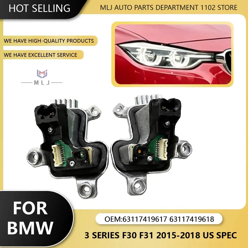 63117419617-63117419618-bmw-3シリーズ-f30-f31-330i-340i-320i-328d-2015-2016-2017-2018-ledヘッドライトターンシグナルモジュールdrl