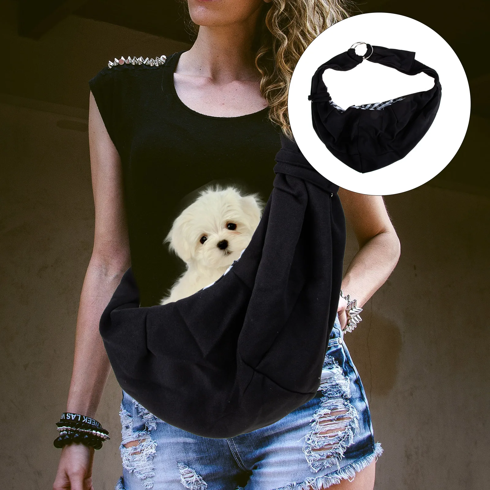 

Pet Backpack Polyester Ventilated Dog Cat Bag Shoulder Sling Carry Travel Lightweight Durable Comfortable Safe Outdoor