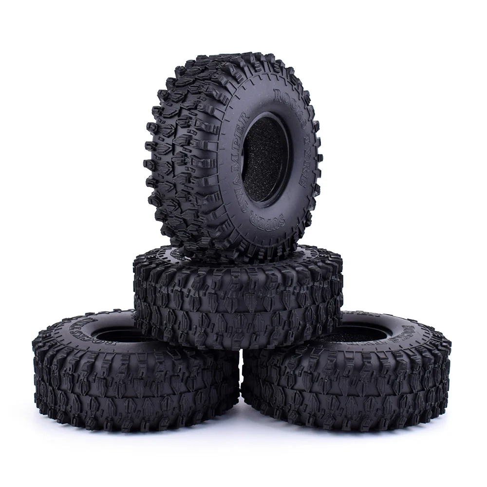 4Pcs AUSTAR AX-5020 1.9 Inch 120mm Rubber Rocks Crawler Tires Tyre for 1/10 Traxxas Redcat SCX10 AXIAL RC4WD TF2 RC Car