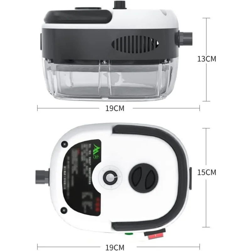 Handheld Steam Cleaner High-Temperature Pressurized Steam Cleaning Equipment Portable Car Steam Cleaner with Brush Head