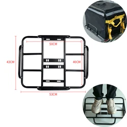 Bicycle Rear Seat Rack Cargo Rack Universal Motorcycle Luggage Carrier Rack Electric Bike Lengthened Widened Extension Shelf