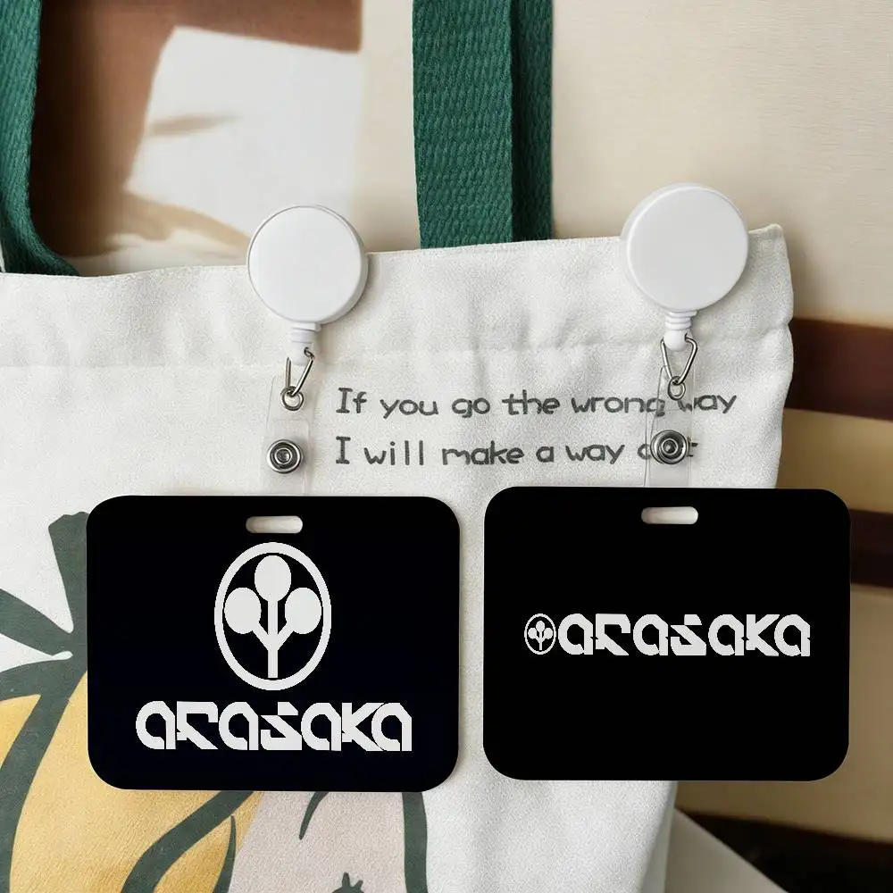 

Fashion A-Arasaka Unisex Card Cover Women Lanyard Work ID Card Holder Business Work Card ID Badge Holder Bags Case