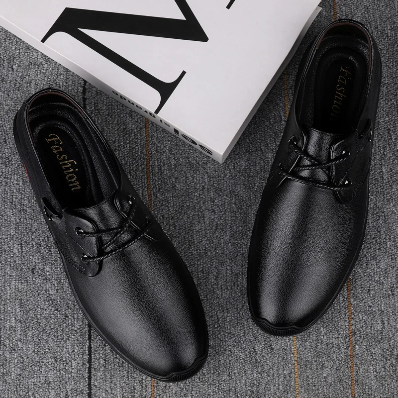 Luxury Brand Men\'s Genuine Leather Shoes High-end Party Dress Shoes Men\'s Office Business Shoes New Casual Leather Shoes