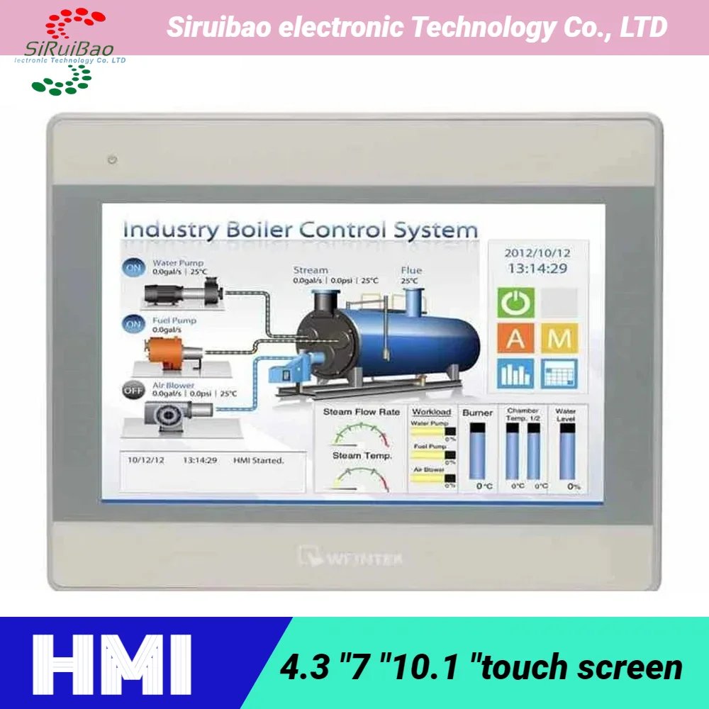 Plc Ethernet Programmable Logic Touch Screen Hmi 10.2