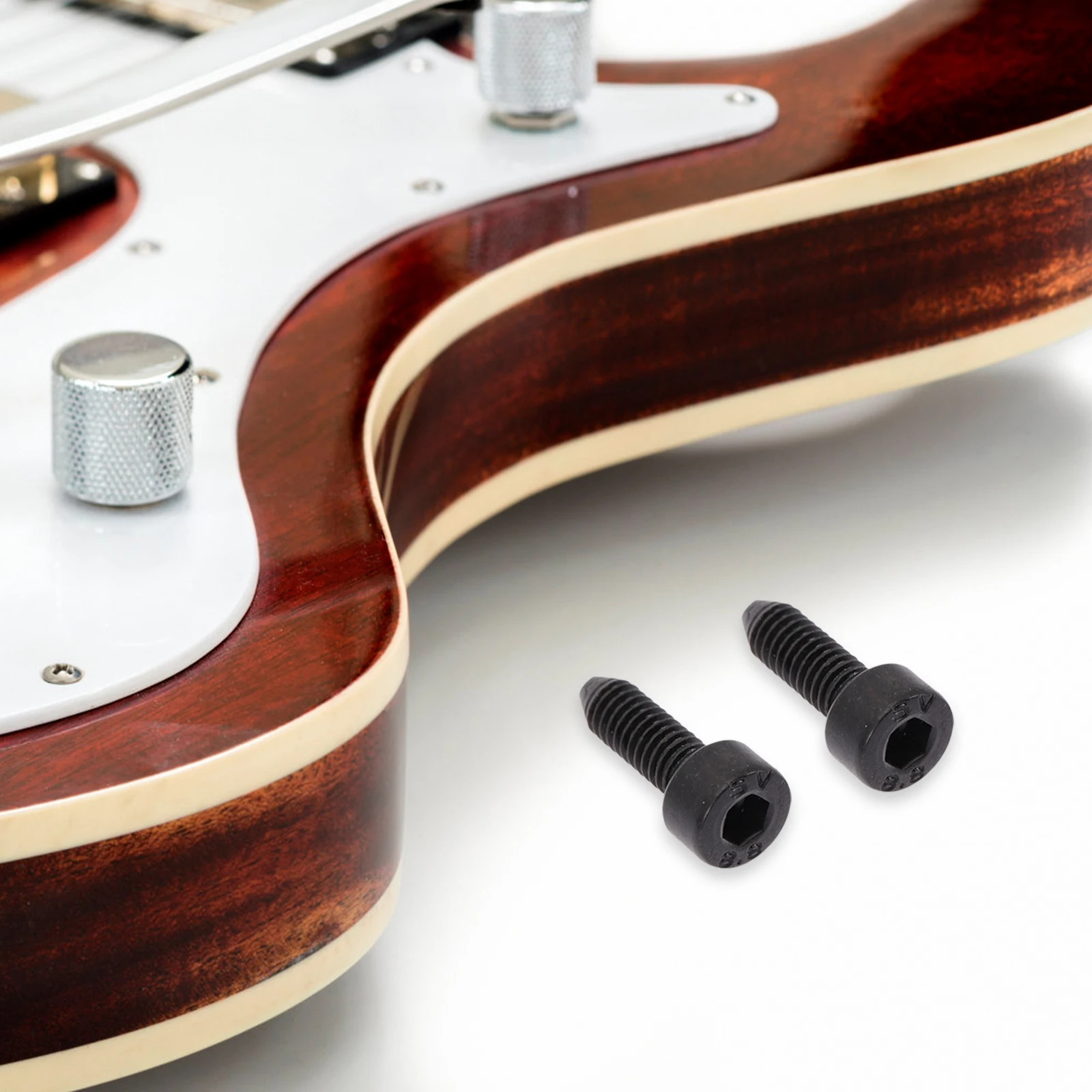 

5Pcs String Fixing Screws Guitar Bridge Hexagonal Screws Alloy Electric Guitar Bridge Accessories Precision Height Adjustment