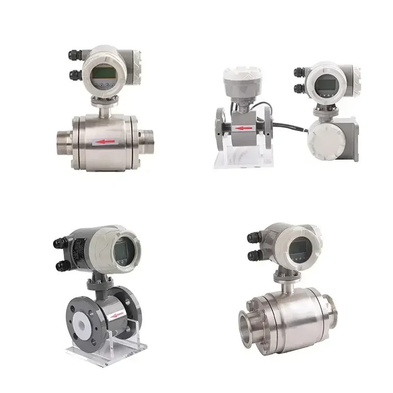 AvaCoreIndustrial Heavy liquid oil flow meter wireless water ultrasonic stainless steel electromagnetic flow meter
