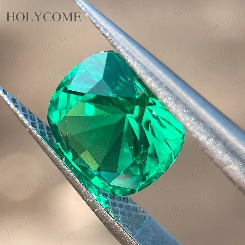 

Выращенная в лаборатории Колумбийская изумрудная огранка VVS1 Clarity AGL, сертифицированный свободный драгоценный камень для колец, серег, ожерелий для изготовления ювелирных изделий