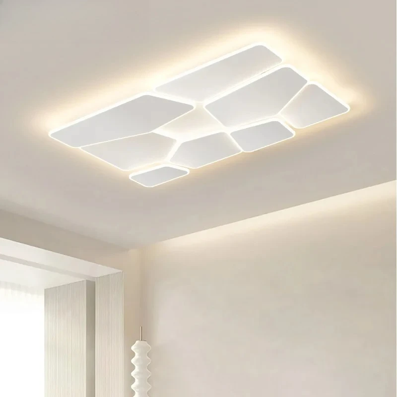 Modern Simplicity Nordic Transparent square shape LED Home Ceiling Light Art Creative Lamps for Restaurant Decoration Chandelier