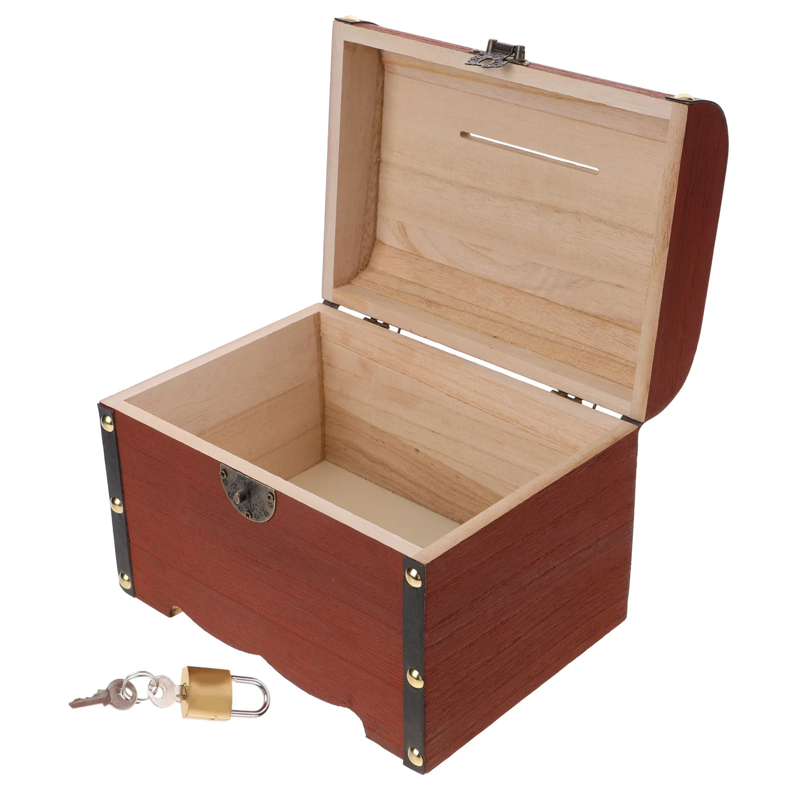 

With Fathers Day Money Box Lock Retro Coin Money Saving Bank For Kids Adults Jewelry Storage Piggy Bank Vintage Cash Box