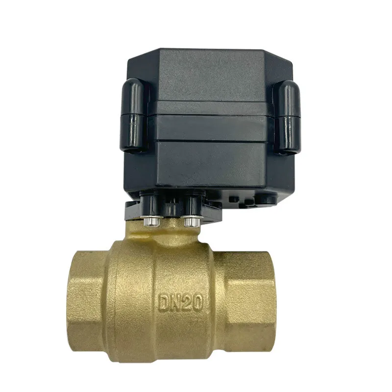 Flomarvel OEM/ODM SS304 PVC Plastic Brass Electric Actuator Motorized Water Shut off Ball Valve for Automatic Water Flow Control