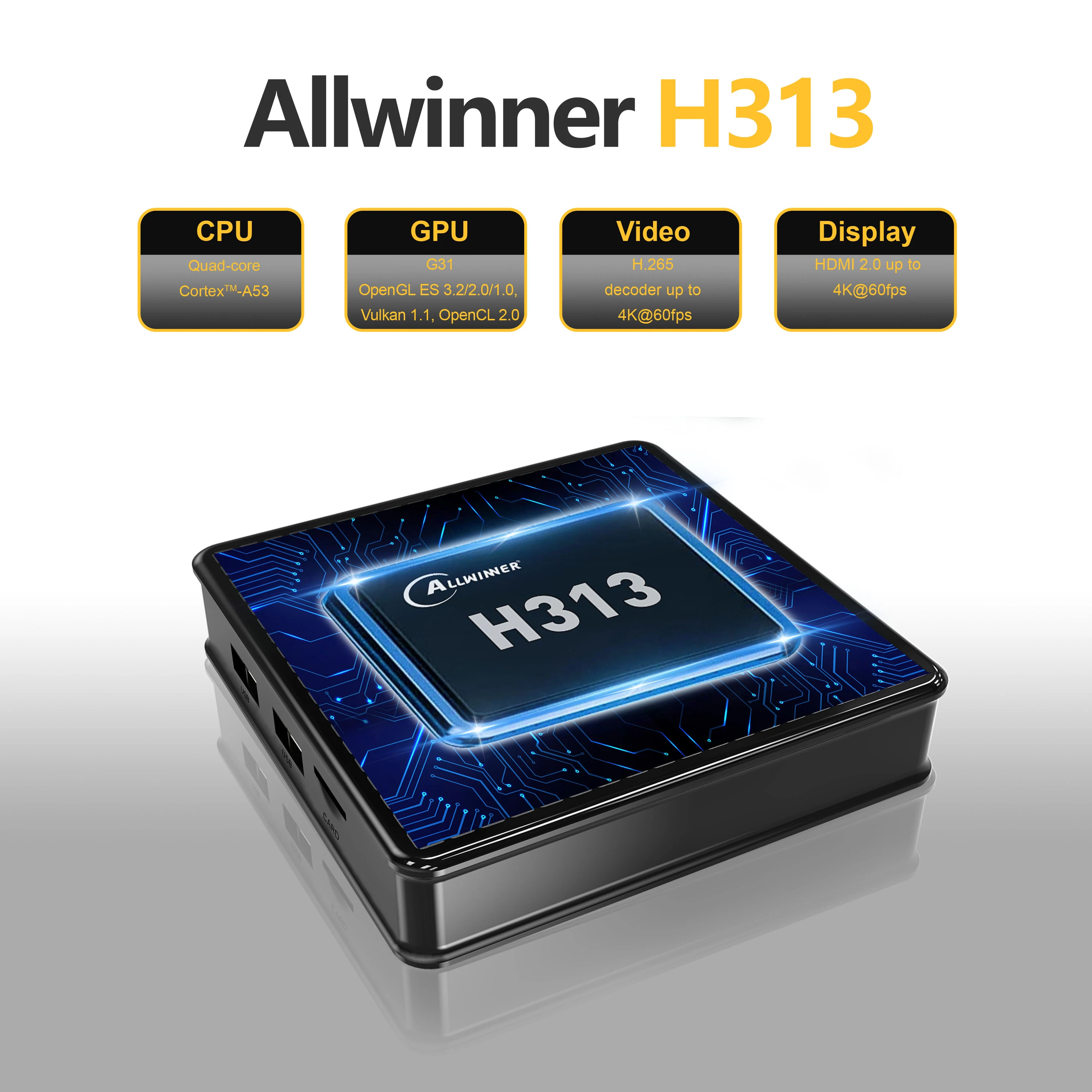 Smart TV Box X5 ATV Bluetooth 5.0 Android Allwinner H313 Quad Core 4K HD Dual WIFI6 2GB 16GB Streaming Media Player Set top box