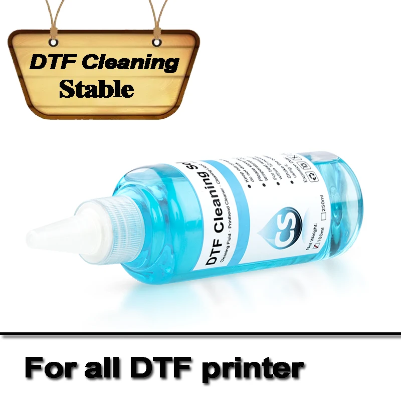 100ml DTF cleaning solution DTF Cleaning Liquid For Direct Transfer Film PET Film DTF Ink All Desktop Large Format DTF Printer