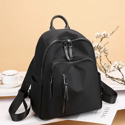 2024 New Fashion Trends Oxford cloth backpack Black Backpacks Women Travel Bag Student Schoolbag Backpack Unisex Bags