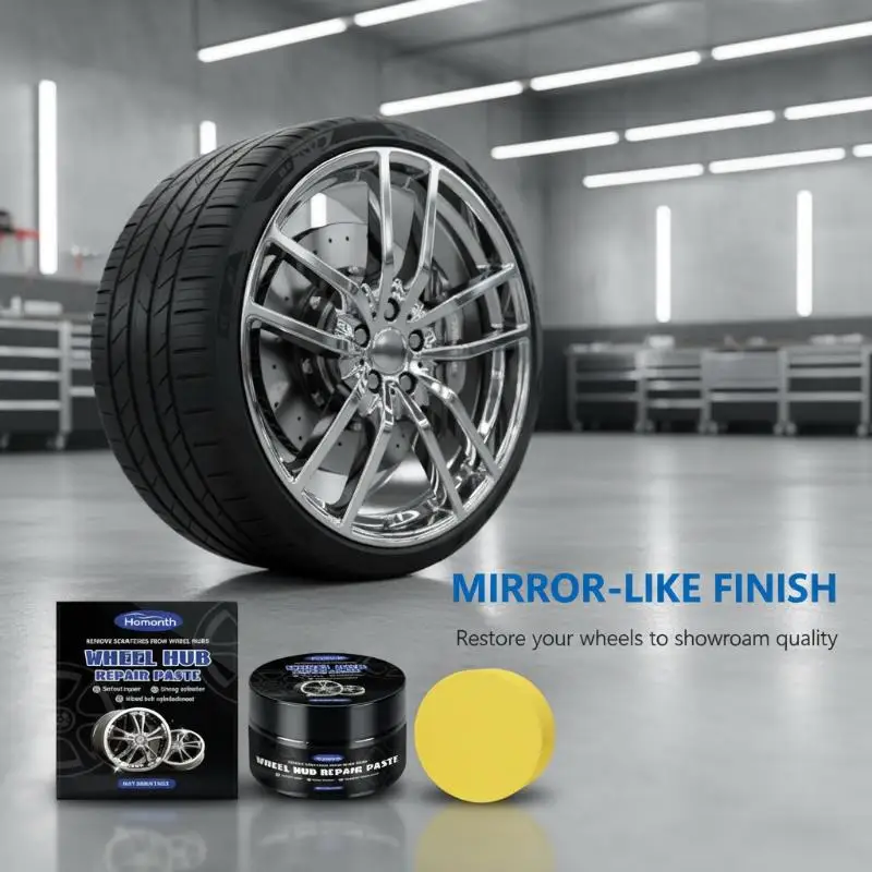 Quick Fix Car Rim  Repair Paste for Black White Silver Alloy Wheels Durable Paint Rejuvenation Solution for Vehicles